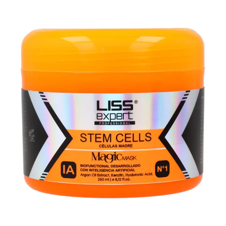 Liss expert stem cells células madre magic n.1 mascarilla 250 ml, mascarilla capilar creada con inteligencia artificial, diseñada para reparar y revitalizar. - 1