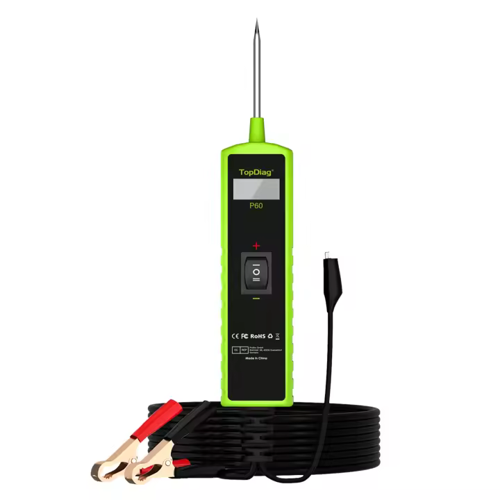 TopDiag P60 Prueba De Circuito Automotriz Síntoma De Falla En Sistema Eléctrico De Coche 6-30V DC Con Función Linterna Activación De Componentes - 1