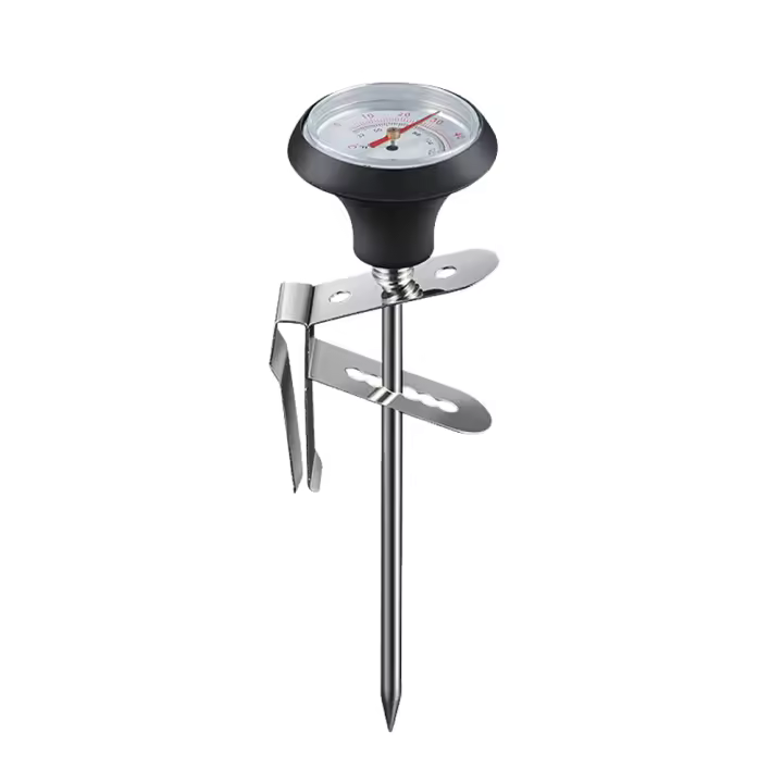 Termómetro De Acero Inoxidable Para Espuma De Leche Y Café Cappuccino Chocolate 0℃~100℃/32℉~212℉ Monitor De Temperatura Para Alimentos - 1