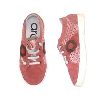 ARO_ ZAPATILLAS SUNNY GASOL EN PIEL SERRAJE SALMON, CON CORDONES ELASTICOS - details 0