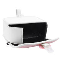 Bolsa Trasera De Motocicleta En Cuero Rosa Retro Impermeable Accesorio Universal Para Mopeds Moto Acessorios - details 5