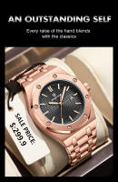 Reloj De Hombre De Lujo PAAZOMU Impermeable Con Luminiscencia Fecha Acero Inoxidable Moda Deportiva Reloj De Cuarzo Para Hombres - details 10