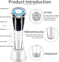 Masajeador Facial Instrumento Multifuncional con Frío Calor Roja y Azul para Antiarrugas, Anti-envejecimiento, Limpieza Profunda, Cuidado Facial - details 6