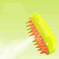 Peine Para Mascotas Nueva Cepillo De Baño Con Spraying Anti-Aire Adecuado Para Gatos Y Perros Elimina Pelo Flotante Peine De Cuidado De Uñas Material Plástico - details 1