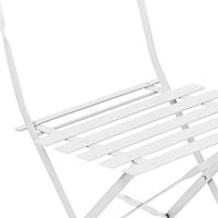 Juego de Mesa y sillas Plegables para balcón al Aire Libre de Tres Piezas, Juego de Mesa y sillas de Taberna para terraza de Acero, Juego de Muebles de Mesa y Silla Plegables de 3 Piezas - details 10