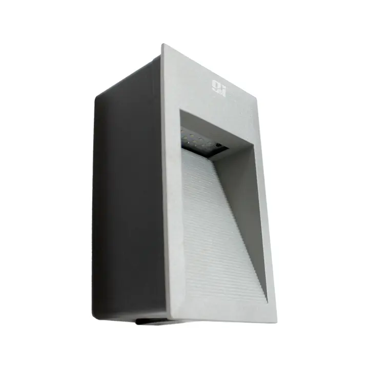 ORION91 Donclaif Aplique LED Empotrable Inox IP54 1,5w 128lm Blanco Neutro 4000K 234x140x84mm Nine&One Premium - Alta Calidad - 1