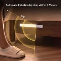 Luces Nocturnas Recargables Brillantes Con Sensor De Movimiento 3 Colores Dimmer Para Armario De Cocina Y Estante Bajo - details 1