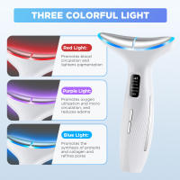 2025 Nuevo instrumento de belleza para el cuello, masajeador de microcorriente EMS para rostro y cuello, iluminación facial, instrumento de belleza para el cuidado de la piel. - details 6