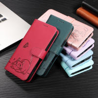 Funda De Monedero Magnética Para Motorola Moto G04 G04S G05 G13 G23 G24 G32 G34 G45 G53 G54 G73 G85 5G Diseño De Gato Encantador Cuero Con Silicona Anti-Resbalón Y Anti-Scratch - details 1