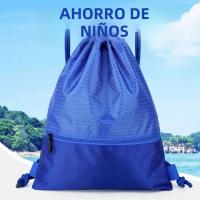 Mochila Deportiva Ligera Para Hombres Y Mujeres Con Bolsillo Y Cuerda De Ajuste Mochila De Fitness Para Baloncesto Material De Nylon Tamaño 43cm X 34cm X 5cm - details 3