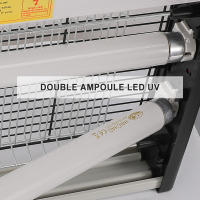 Lámpara antimosquitos 20W 1800V Alcance efectivo de la lámpara UV 25-30 m² Mata moscas para interiores y exteriores con cepillo de limpieza Lampara Mata Insectos para interior o exterior - details 4