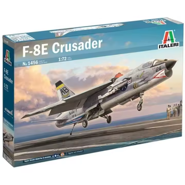 Italeri 1456 - Maqueta avión F-8E Crusader. Escala 1/72 - 1