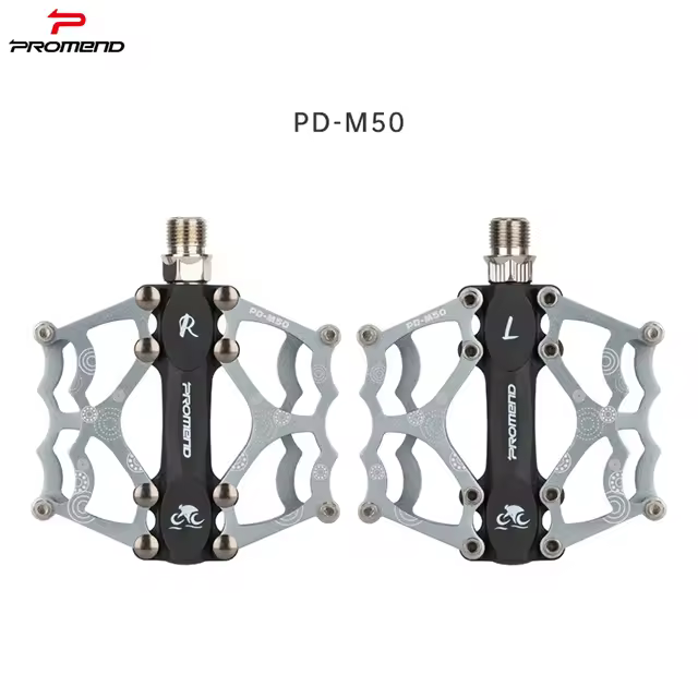 Pedal De Bicicleta MTB Promend CNC De Aleación De Aluminio Con Rodamientos Peilin Durable Y Ligero Para Montaña Carretera Gravel - 1
