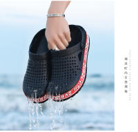 Sandalias con plataforma de camuflaje para hombre, zuecos con suela Eva, a la moda, para verano y exteriores - details 14