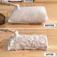 AYA MARKT Bolsas de Vacío para Almacenamiento, incluyen Boca para Aspirador, con Doble Cremallera, Bolsas Vacío Ropa Aspiradora Ahorro de Espacio Para Guardar Ropa, Edredones, Almohadas, MantasTransparente - details 7