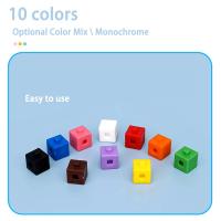 Cubos De Enlace Para Montessori Juguetes Matemáticos Bloques De Número Aprendizaje Contador Decimal Ayudas Educativas Sensoriales Juguete Educativo Para Niños - details 3