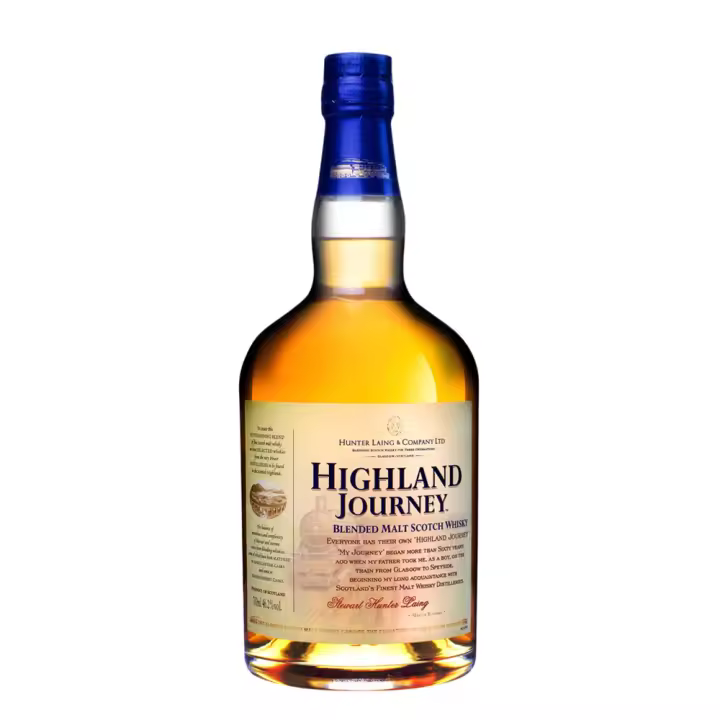Whisky Highland Journey - Botella 1 L - Blended Malt Scotch - 46,2% - 1