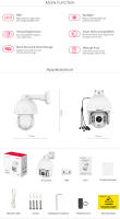 Cámara IP Seguridad Exterior Foscam SD8EP/W Blanco con Seguimiento Automático y Video UHD - details 2