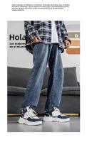 Zapatillas De Hombre Alta Comodidad Transpirables Casual Versátiles Con Suela Gruesa Para Otoño 2026 Cuero Artificial Malla - details 1