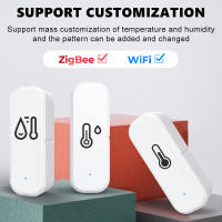 Sensor De Temperatura Y Humedad ZigBee WiFi Tuya Compatible Con Alexa Google Smart Life Para El Hogar Inteligente - details 1