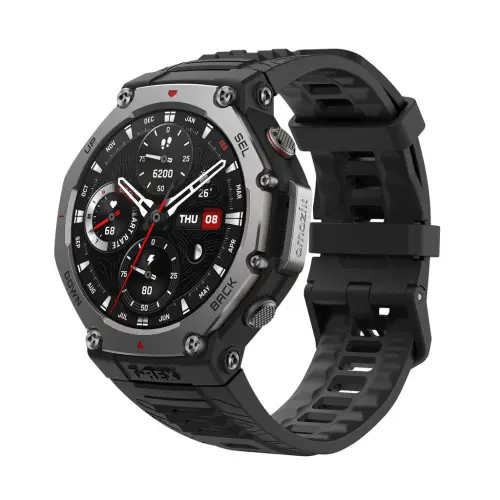 Amazfit T-Rex 3 3,81 cm (1.5") AMOLED Digital 480 x 480 Pixeles Pantalla táctil Negro Wifi GPS (satélite) - 1