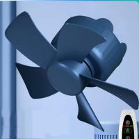 Ventilador de techo con control remoto inteligente USB de 7,08 pulgadas con tres velocidades de viento y tres tiempos, adecuado para uso doméstico (blanco, azul, amarillo, naranja opcional) - details 2