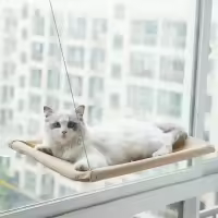 Hamaca colgante para cama de gato, soporte cómodo para asiento de ventana soleada, marco de escalada para gatito, accesorios para mascotas, 20Kg - details 6