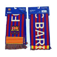 Bufandas FC Barcelona Blaugranas con Flecos Decorativos a Contraste 140x20 Cm - details 1