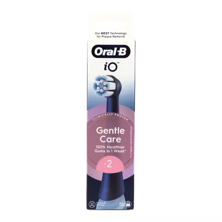 ORAL-B CEPILLO ELECTRICO RECAMBIO IO GENTLE CARE 2 CABEZALES NEGRO - 1