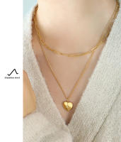 Colgante de acero inoxidable 316L de circón, cadena de dijes en forma de corazón de amor, collares de moda,joyería alta, regalos de fiesta Collar gótico con colgante de corazón y amor para mujer,,regalo de cumpleaños, gargantilla de cadena de una pieza - details 7