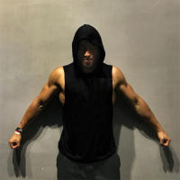 Sudadera Sin Mangas De Bodybuilding Para Hombre Camiseta De Musculación Algodón Con Capucha Deportiva Para El Gimnasio Y La Fitness - details 1