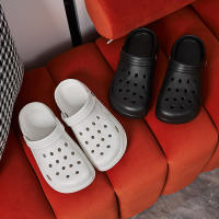 Clogs Ligeros Y Cómodos Para Mujer Sandalias De Playa Antideslizantes Moda Blanco EVA Impermeables Zapatos De Jardín Para Verano - details 13