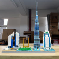 Juego De Bloques 3DSaudi Skyline Modelo Arquitectónico De Decoración Para El Hogar Kit De Bloques De Construcción Para Regalo Para Adolescentes Y Adultos - details 3