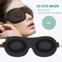 Máscara De Sueño 3D Blindfold Ayuda Al Sueño Almohadilla De Memoria Suave Para Ojos Bloqueo De Luz Para Viajes Cubierta De Ojos - details 3