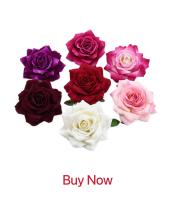 100 Piezas De Flores Artificiales Rosas De Seda Para Boda Decoración De Casa Plantas Falsas Para Pared Broche De Novia DIY - details 3
