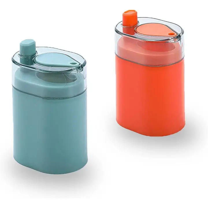 Toothpick Storage Box Automatic Toothpick Holder Dispenser Pop Up Toothpick Box Living Room Restaurant Portable Plastic Slig Toothpick Storage Box - 1