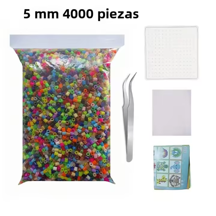 Kit De Cuentas De Fusión 3D Para Niños Juguetes Educativos DIY De Cuentas De Hierro Y Cuentas Fundidas Juguete Creativo Para Manualidades - 1