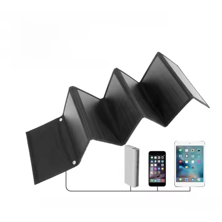 Cargador Solar Portátil Plegable 500W Con Bolsa USB+DC Salida Dispositivo De Carga Solar Plegable Fuente De Energía Exterior - 1