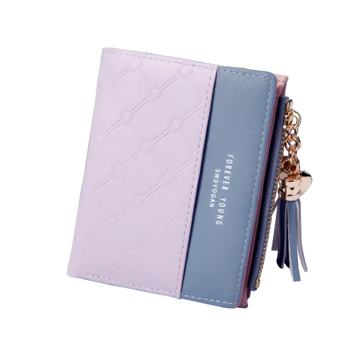 Cartera de Cuero para Mujer with Monedero de PU y Bolsillo with Cremallera - 1