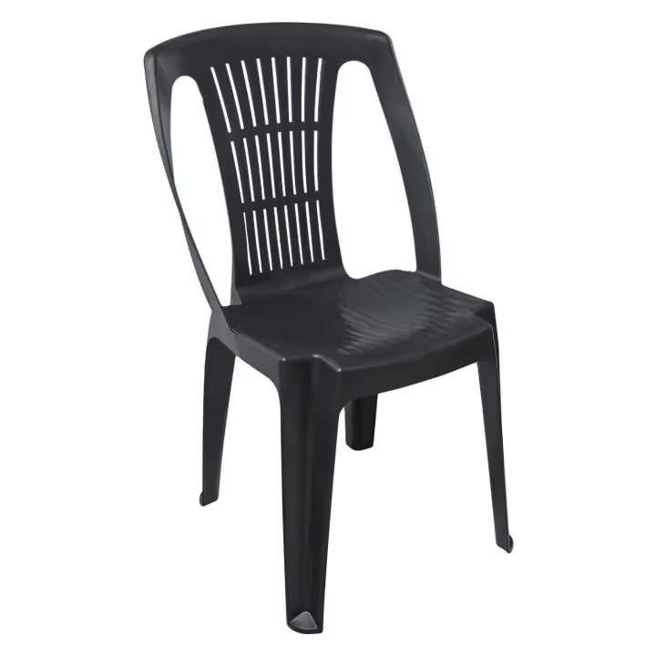 SANCO STORE - IPAE Silla Resina Monobloc Stella Sin Brazos Stella Antracita - 1