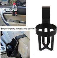 2Pcs Soportes para Botellas para Coche Portavasos de la Botella, Acrilonitrilo butadieno estireno, Color Negro - details 2