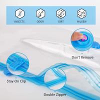 Bolsa De Vacío Transparente Para Ropa Organizador De Hogar Ahorra Espacio Para Viajes Sellado Eco-amigable PA+PE Forma Rectangular - details 5