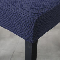 Cubierta De Silla Jacquard Talla XL Con Espalda Para Bodas Y Comedor Cubierta De Asiento Moderna Resistente Al Envejecimiento Para Sillas De Cocina - details 22