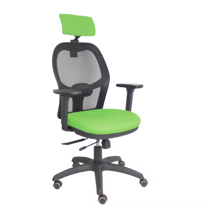 Silla Ergonómica Piqueras Y Crespo con Brazos Regulables y Cabecero Regulable en Tejido BALI Pistacho - 1