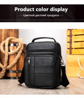 Bolso De Hombro Para Hombre WESTAL De Cuero Genuino Bolsa Mensajera Cruzada Para Tableta De 7.9 Pulgadas Y Móvil Bolsillo De Correa Estilo Vintage - details 13