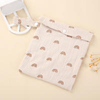 Bolsa De Diapos Para Bebé De Algodón Orgánico Impreso Doble Capa Multifuncional Bolsa De Mano Para Mamá Bolsa Colgante Para Botella De Bebé - details 16