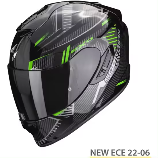 SCORPION EXO-1400 EVO AIR SHELL VERDE ECE-22-06 - 1