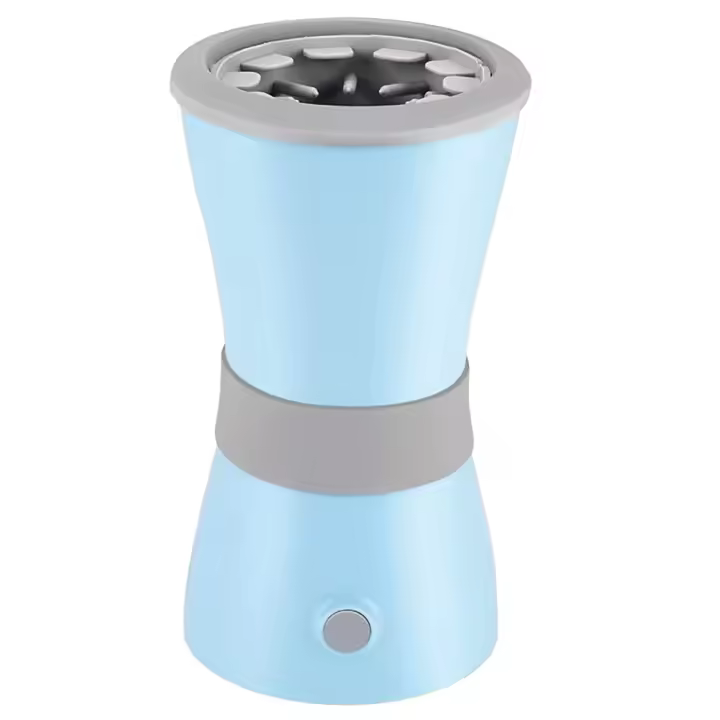 Lavador de Perros Recargable USB Eléctrico Taza de Lavado Portátil Cepillo de Silicona Suave para Lavar Pies de Mascotas Felpa - 1