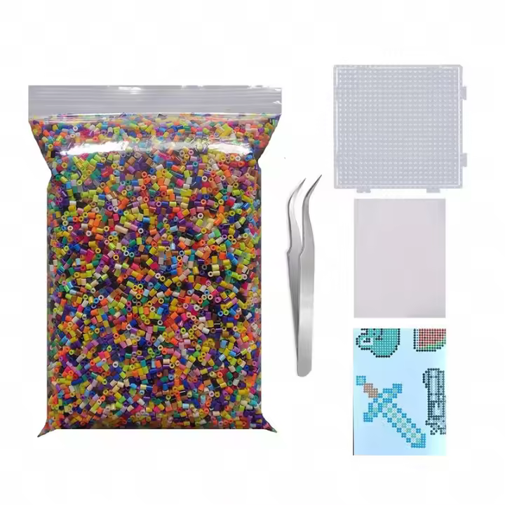 Kit De Cuentas De Fusión 3D Para Niños Juguetes Educativos DIY De Cuentas De Hierro Y Cuentas Fundidas Juguete Creativo Para Manualidades - 1