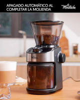 LA MOUSTACHE Molinillo de Café Eléctrico 200W, Capacidad 190gr, Mecanismo de Rebabas Planas - details 0